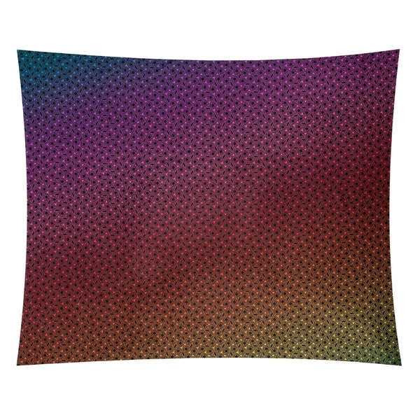 Katelyn Elizabeth Rainbow Hexagonal Lattice Tapestry