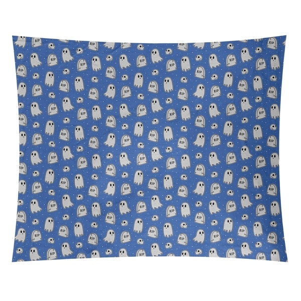 Katelyn Elizabeth Blue Ghost Pattern Tapestry