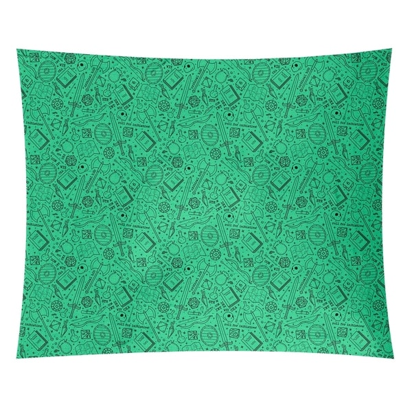 Katelyn Elizabeth Green with Black RPG Pattern Tapestry