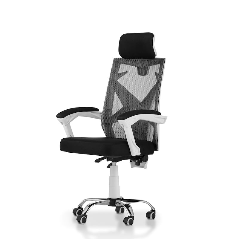 Gost Contemporary White Height Adjustable Desk Chair by Furniture of America