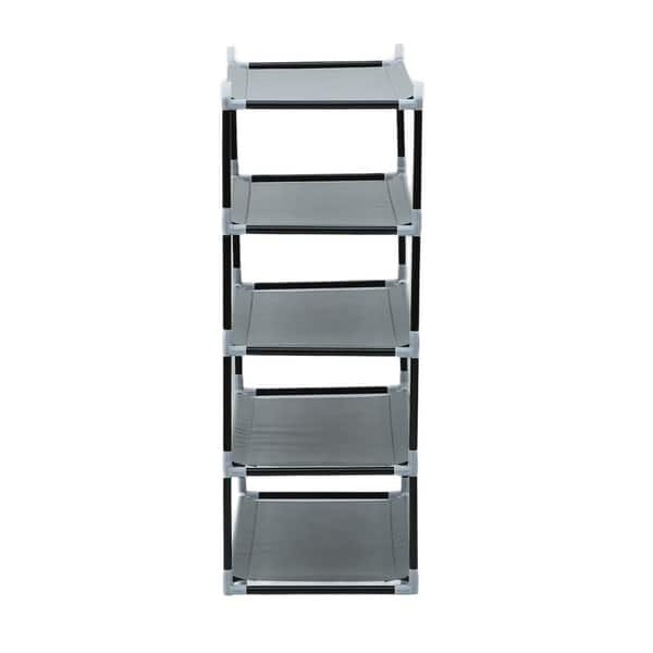 Shop Black Friday Deals On Metal Shoes Rack 5 10 Layer Shoes Stand Dust Shelves Storage Organizer Overstock 27407395