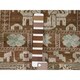 preview thumbnail 3 of 4, Hand Knotted Brown Tribal & Geometric with Wool Oriental Rug (2'9" x 3'9") - 2'9" x 3'9"