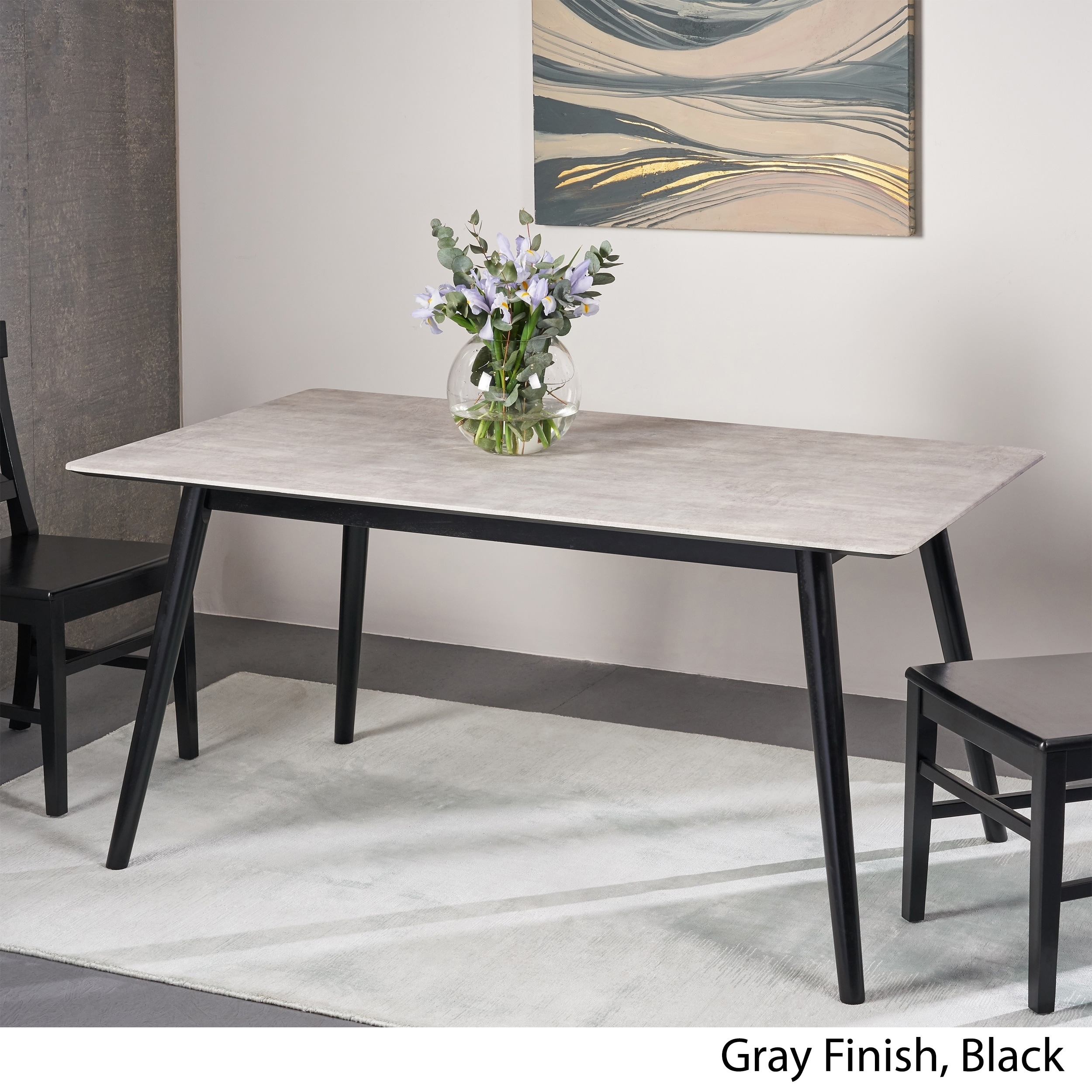Shop Georgetowne Modern Resin Dining Table By Christopher Knight