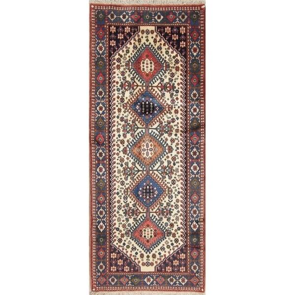Shop Vintage Yalameh Geometric Southwestern Handmade Wool Persian Rug 7 0 X 2 10 Runner On Sale Overstock 27414296
