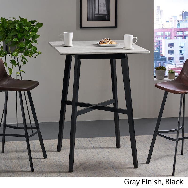 Kenilworth Modern Resin Square Bar Table by Christopher Knight Home