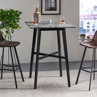 Kenilworth Modern Bar Table with Rubberwood Legs and Laminate Table Top by Christopher Knight Home