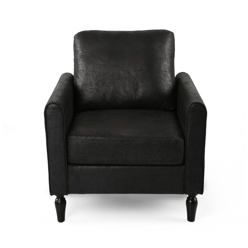 Blithewood Plush Microfiber Armchair by Christopher Knight Home
