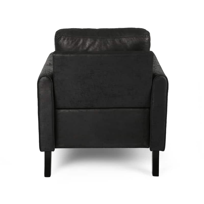 Blithewood Plush Microfiber Armchair by Christopher Knight Home