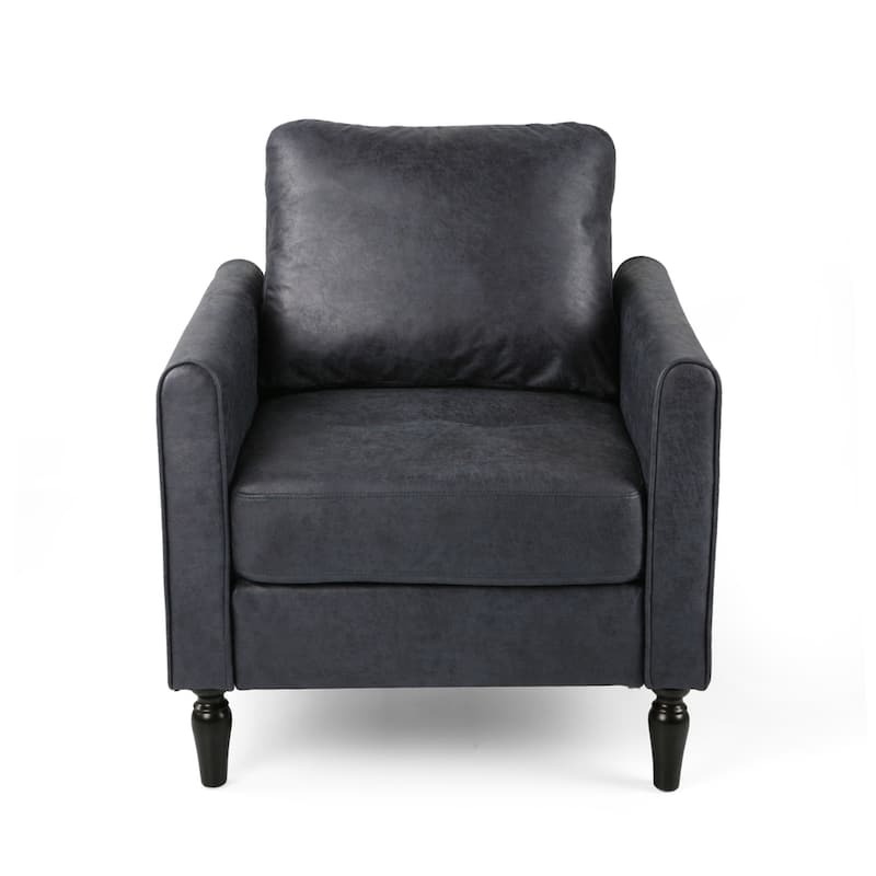 Blithewood Plush Microfiber Armchair by Christopher Knight Home