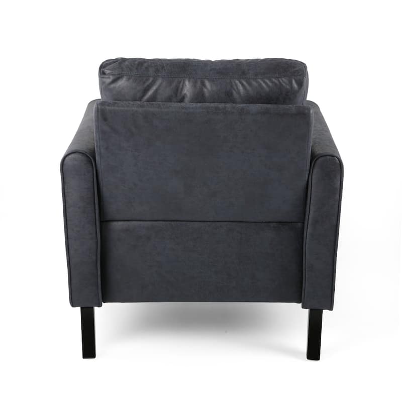 Blithewood Plush Microfiber Armchair by Christopher Knight Home