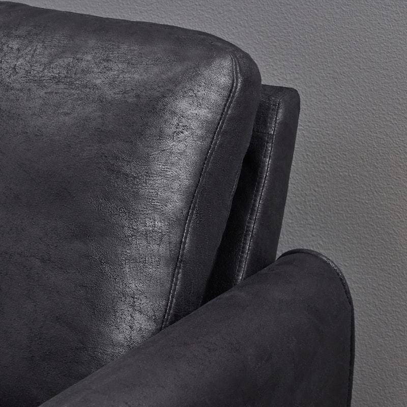 Blithewood Plush Microfiber Armchair by Christopher Knight Home