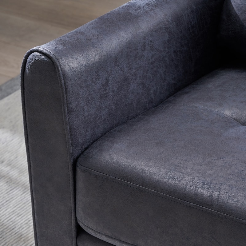 Blithewood Plush Microfiber Armchair by Christopher Knight Home
