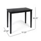 Broughton Contemporary Acacia Wood Bar Height Table (Table Only) by Christopher Knight Home - Thumbnail 8