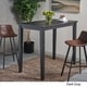Broughton Contemporary Acacia Wood Bar Height Table (Table Only) by Christopher Knight Home - Thumbnail 12