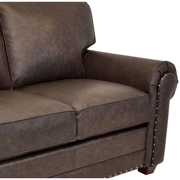 Made In Usa Raval Top Grain Leather Sofa Bed And Chair On Top Grain Leather Sofa Bed And Chair