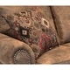 preview thumbnail 6 of 5, Rancho Rustic Brown Buckskin Fabric Upholstered Sleeper Sofa - 37 x 86 x 40
