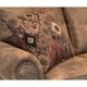 preview thumbnail 6 of 5, Rancho Rustic Brown Buckskin Fabric 3-pc. Sofa Bed, Loveseat, and Chair Set