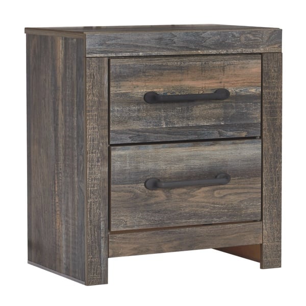 Shop Drystan Two Drawer Night Stand Casual Style Multi Overstock 27415277