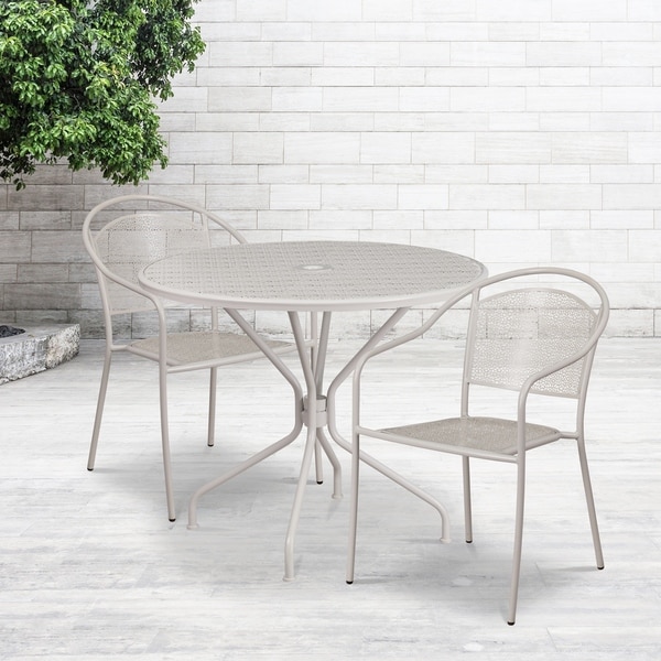 35.25RD Patio Table Set-2Chair