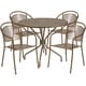 35.25RD Patio Table Set-4Chair - Thumbnail 6
