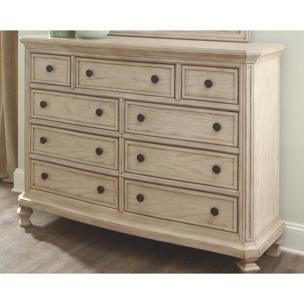 Demarlos Dresser - Casual Style - Parchment White