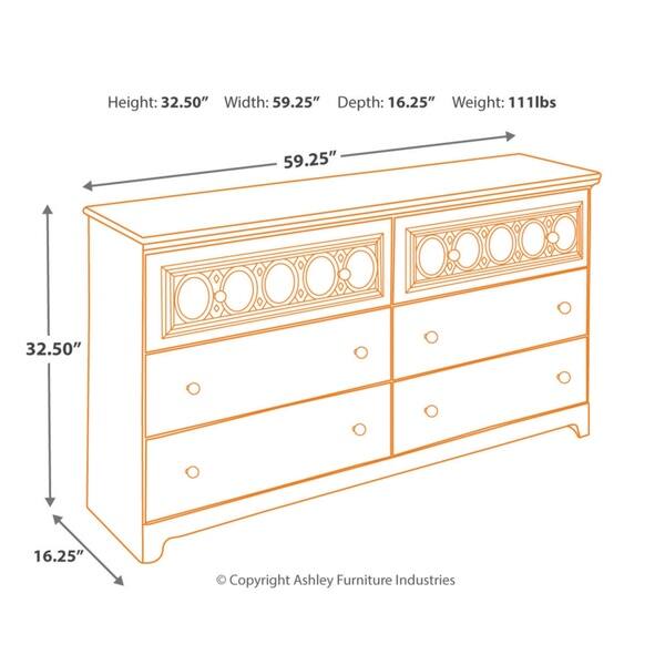 Shop Zayley White Children S Dresser Free Shipping Today