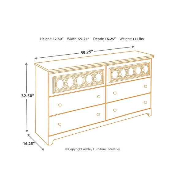 white children's dresser