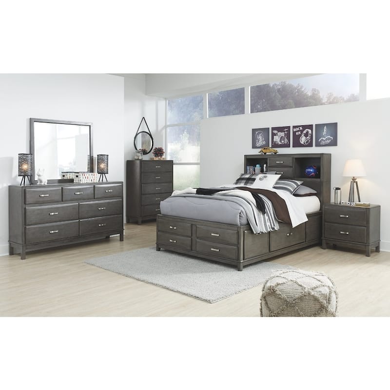 Signature Design By Ashley Caitbrook Weathered Gray 7-Drawer Dresser