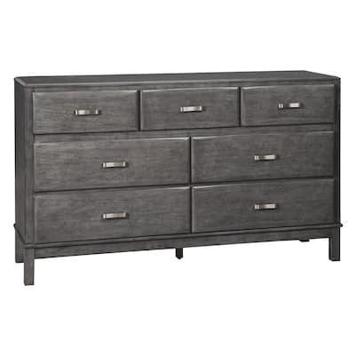 Signature Design By Ashley Caitbrook Weathered Gray 7-Drawer Dresser
