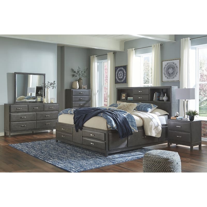 Signature Design By Ashley Caitbrook Weathered Gray 7-Drawer Dresser