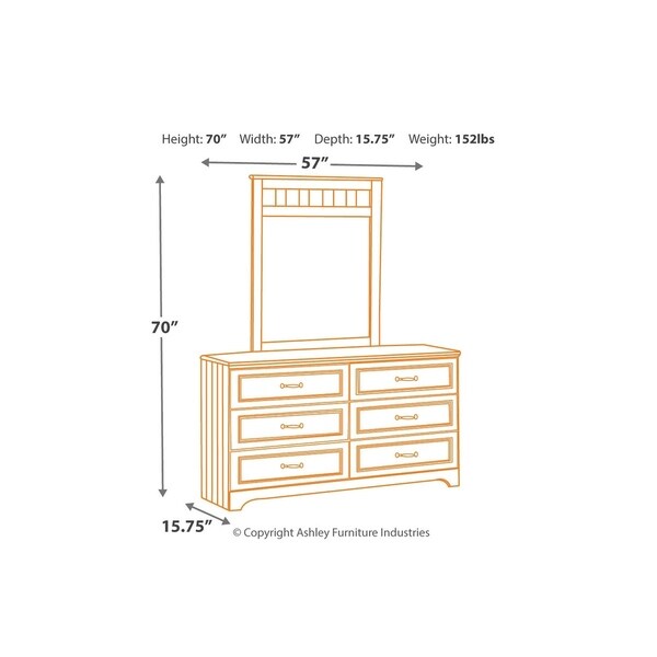 leo blue dresser