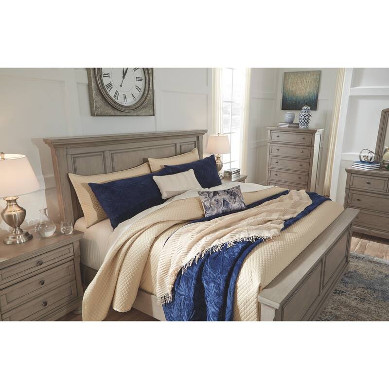 Signature Design by Ashley Canterbury Burnished Grey Five Drawer Chest