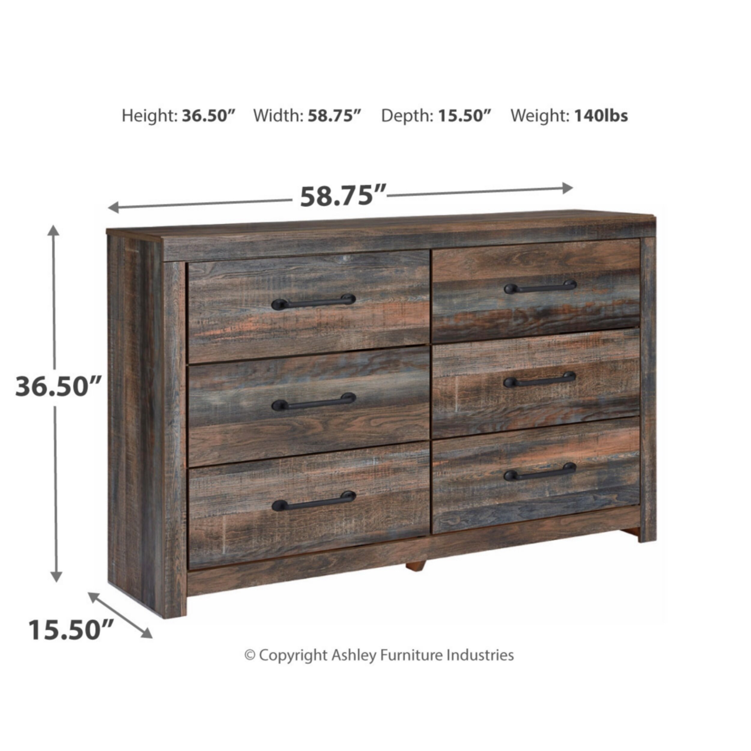 Shop Drystan Rustic Brown Dresser Overstock 27415605