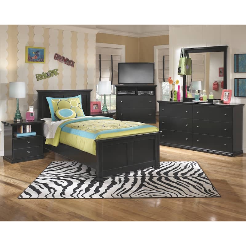 Signature Design By Ashley Maribel Black Dresser