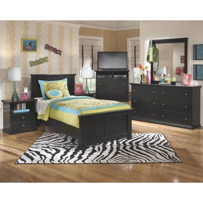 Signature Design By Ashley Maribel Black Dresser