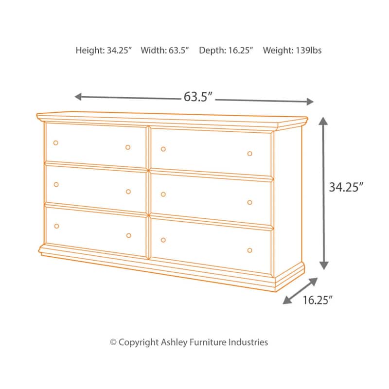 Signature Design By Ashley Maribel Black Dresser