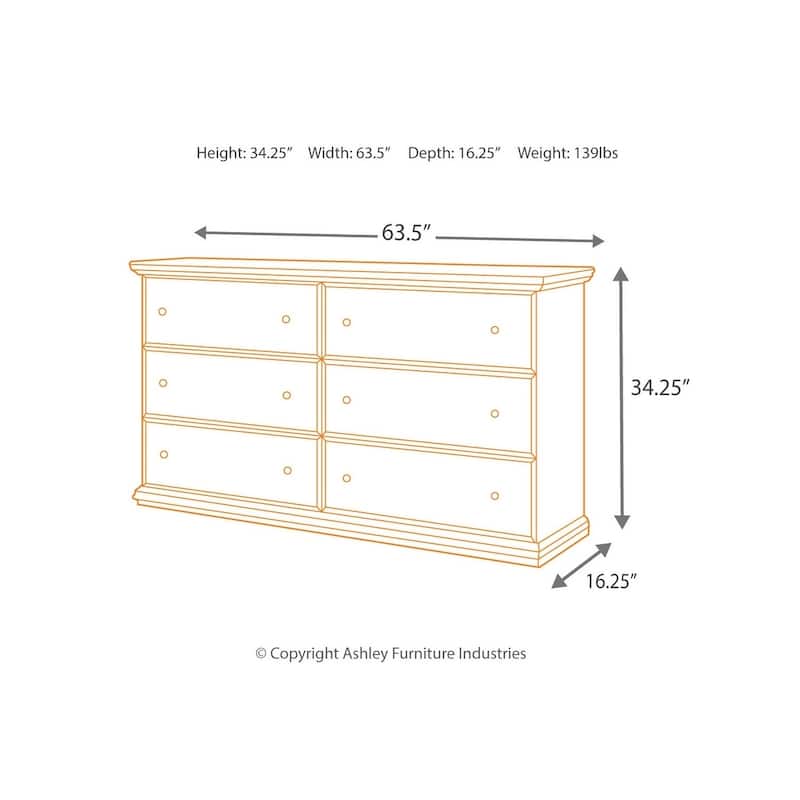 Signature Design By Ashley Maribel Black Dresser