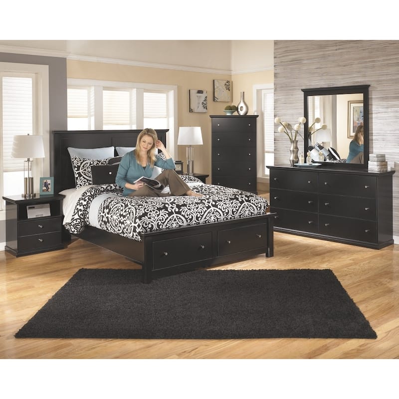 Signature Design By Ashley Maribel Black Dresser