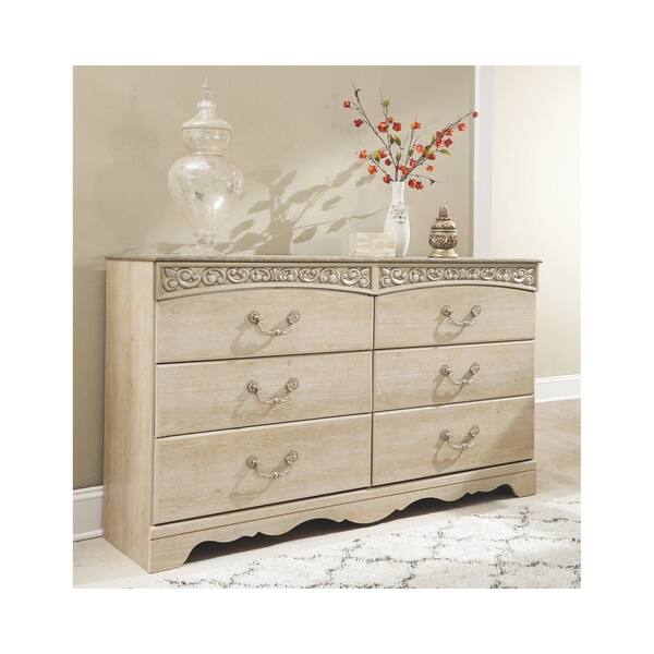 Shop Catalina Antique White Dresser Overstock 27415629