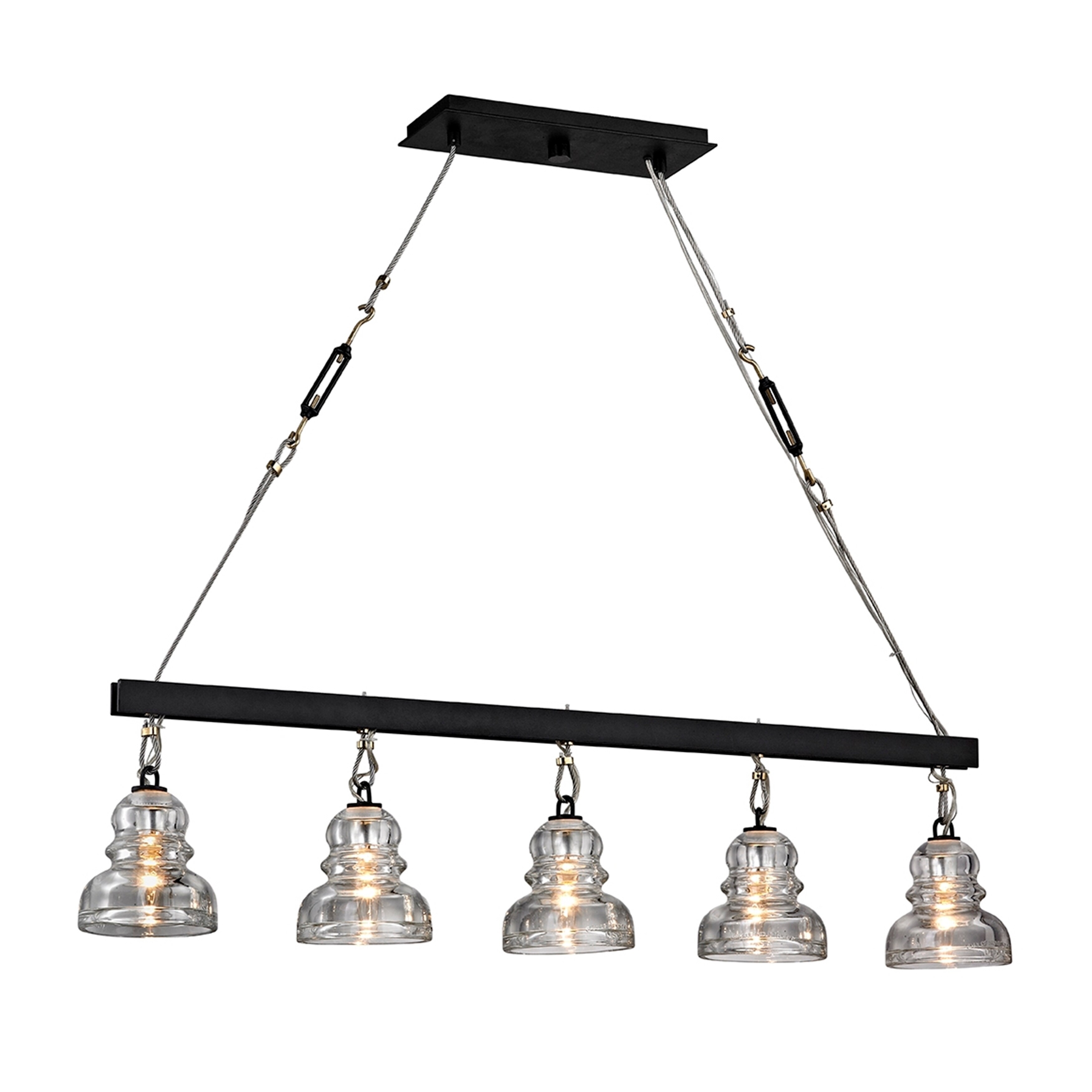 Troy Lighting Menlo Park 5-light Deep Bronze Chandelier - Chandeliers For Bedrooms by Overstock.com