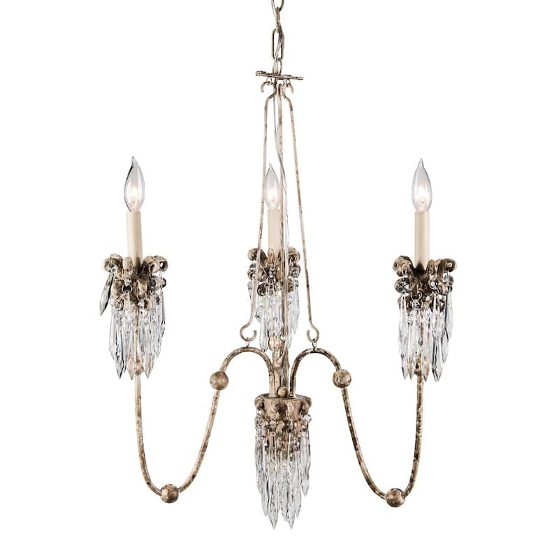 Vintage Mini Foyer or Bathroom Chandelier By Lucas McKearn