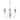 Vintage Mini Foyer or Bathroom Chandelier By Lucas McKearn