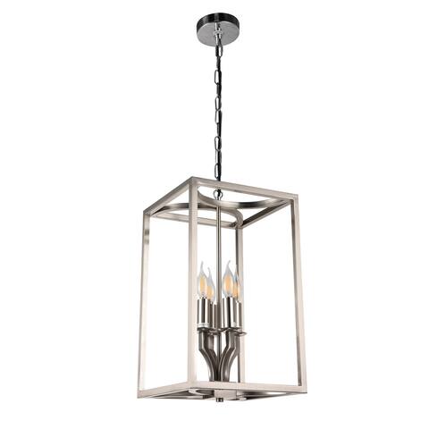 JL Styles Inc Polished Nickel Pendant Light