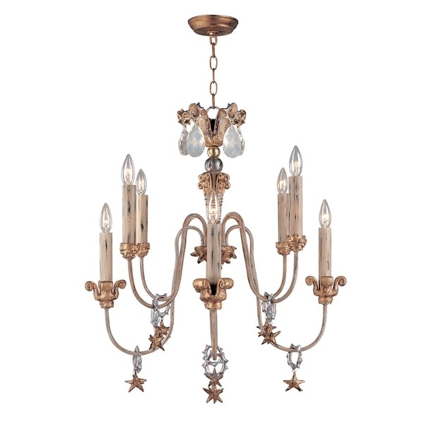 whimsical crystal chandelier