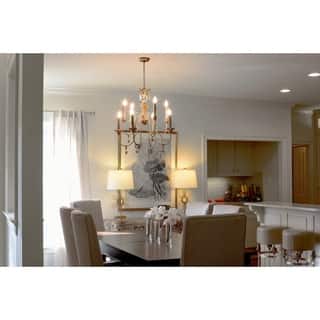 Whimsical Chandelier Stars Crystal Antiqued Gold By Lucas McKearn