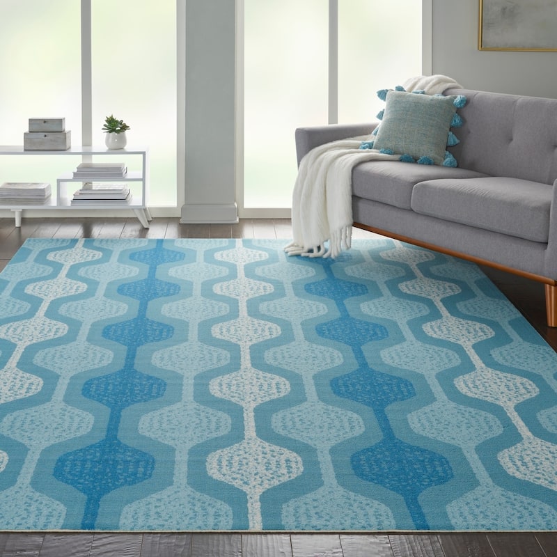 Wanderly Geometric Indoor/Outdoor Area Rug by Havenside Home