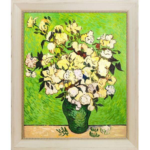 Shop Vincent Van Gogh Vase With Roses Hand Painted Oil