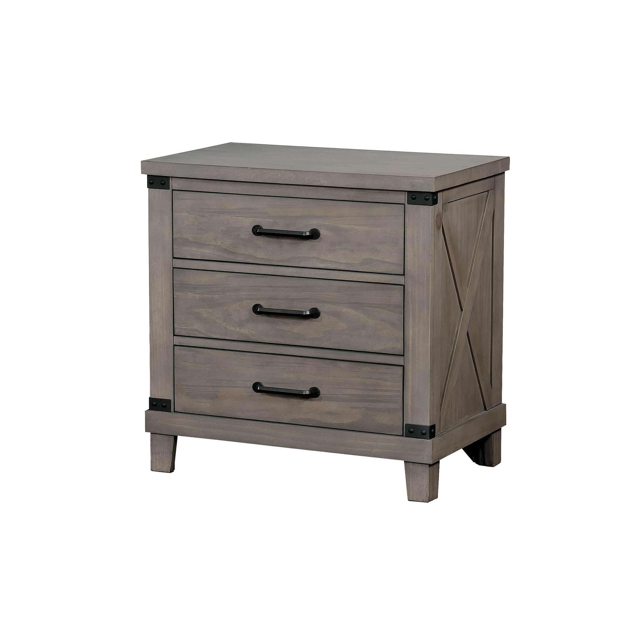 Shop Black Friday Deals On Williams Home Furnishing Bianca Rustic Style Nightstand In Gray Finish Overstock 27422745