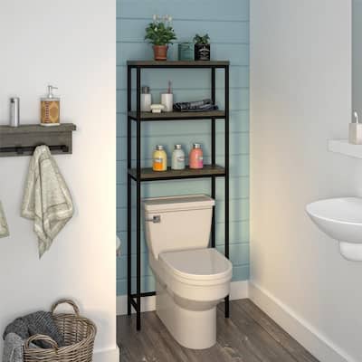 Buy Oak Finish Modern Contemporary Bathroom Cabinets Storage