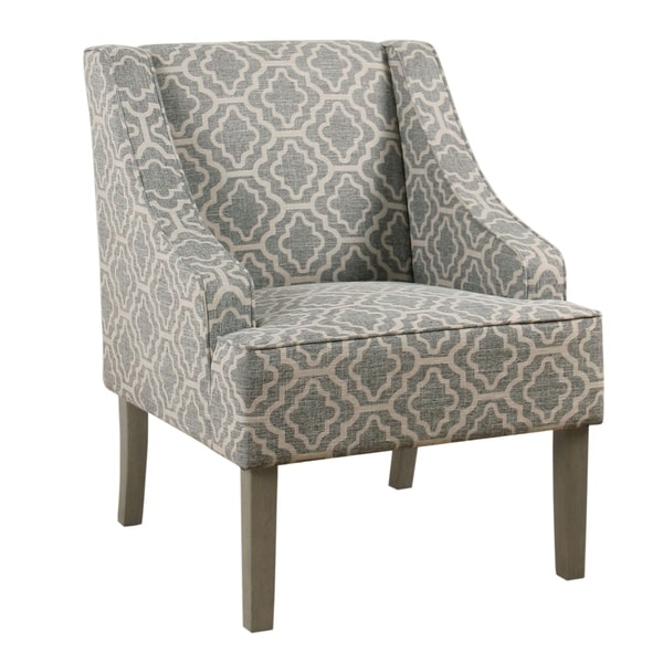 Homepop modern swoop arm accent online chair